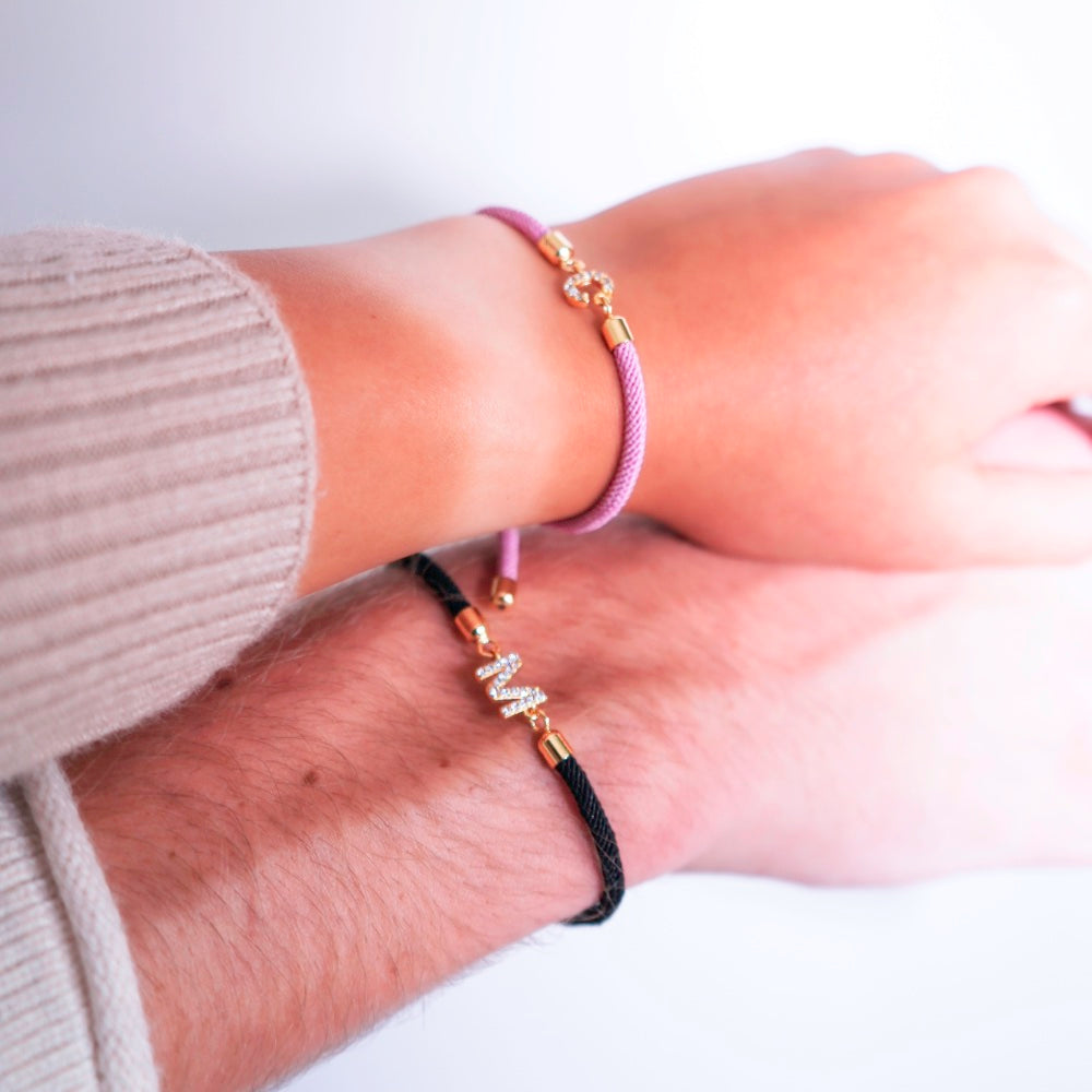 Brehn | Verstellbare Buchstaben Armbänder