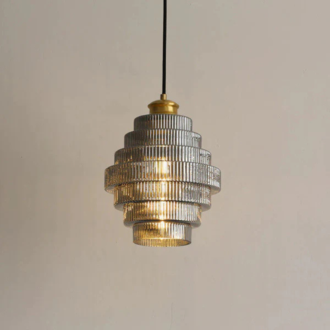 Brehn | Retro Pendelleuchte Glas