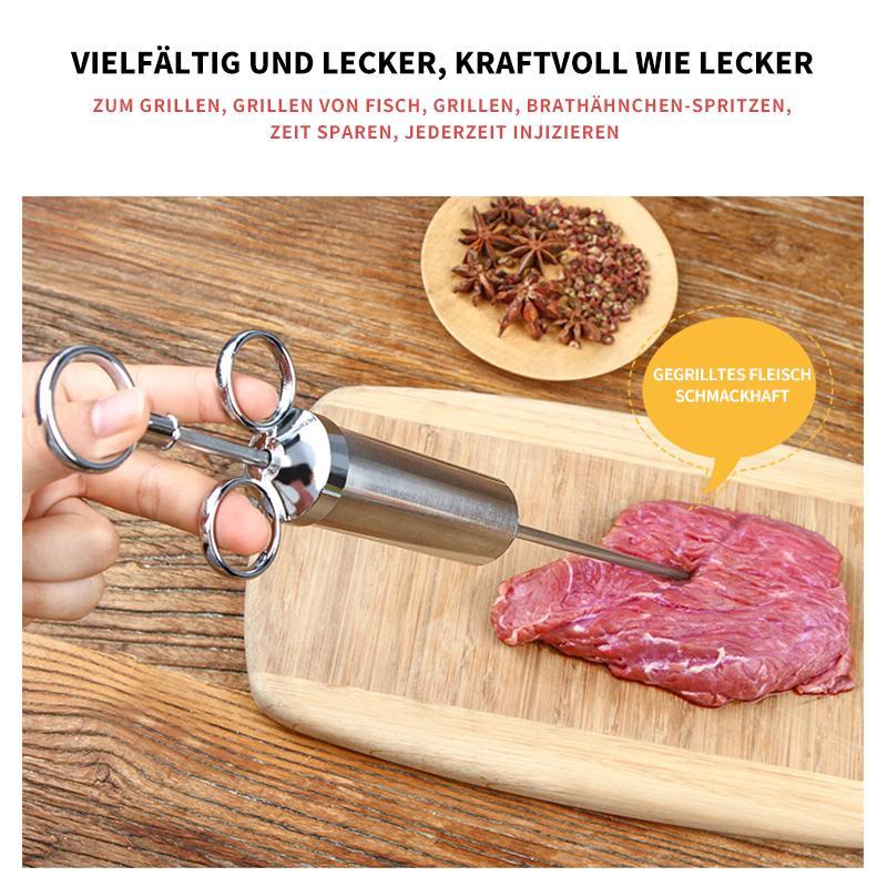 304 Gewürzspritze aus Edelstahl zu marinieren Fleisch in der Küche | Brehn