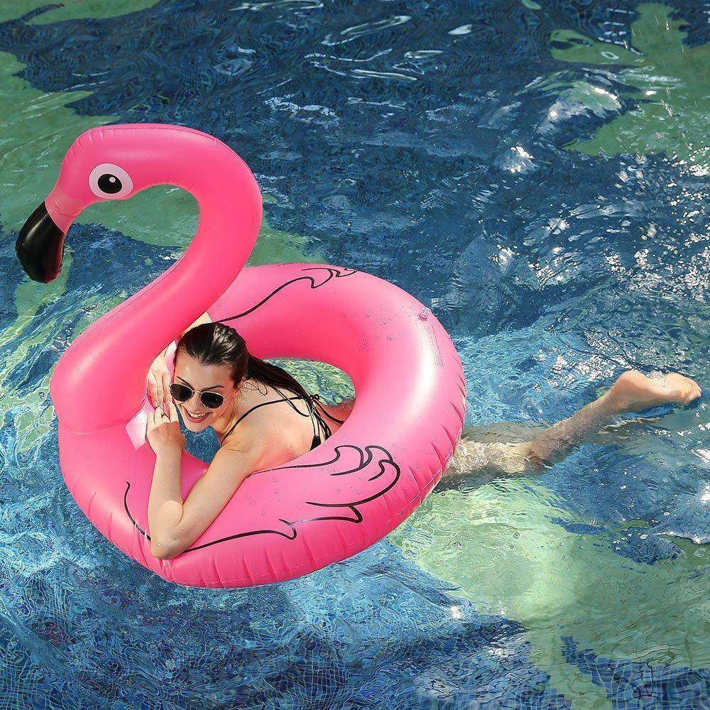 Brehn | Aufblasbarer Flamingo-Pool-Schwimmring