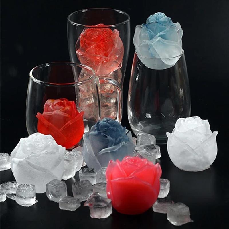 Brehn | 3D Silikon Rosenform Eiswürfelform