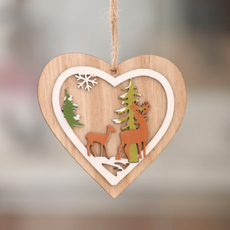 Brehn | Weihnachtlicher Holzanhänger