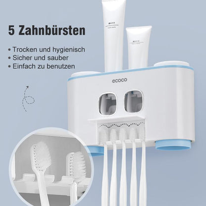 Automatischer Zahnbürstenhalter und Zahnpastaspender Set | Brehn