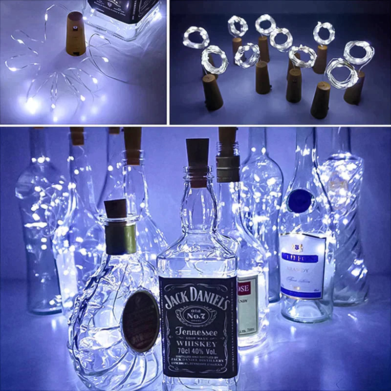 LED-Weinflaschenlichter Kork Nachtlicht DIY Decor Lift - Stück | Brehn