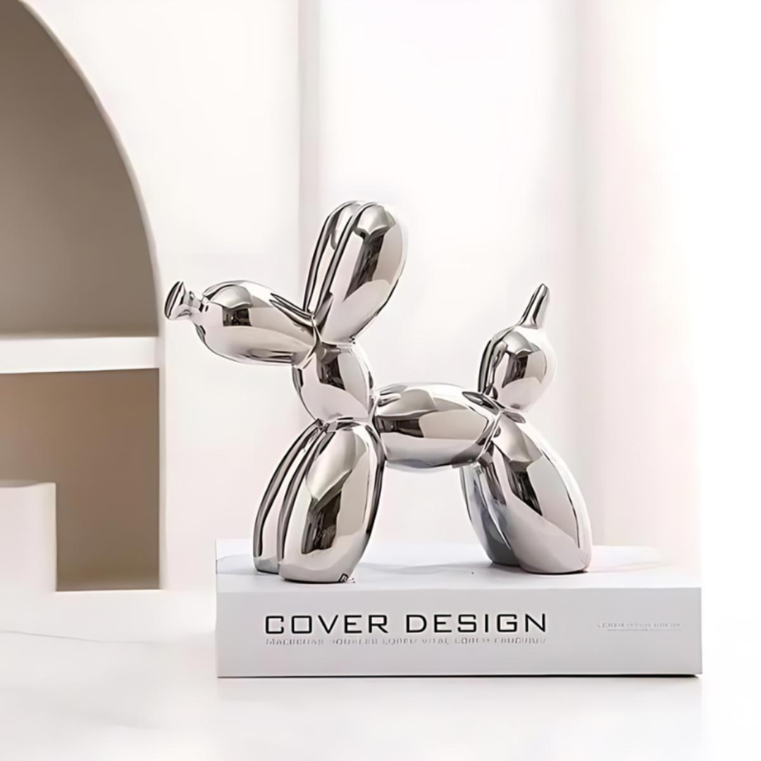 Brehn | Dekorative Keramik Ballonhund Statue