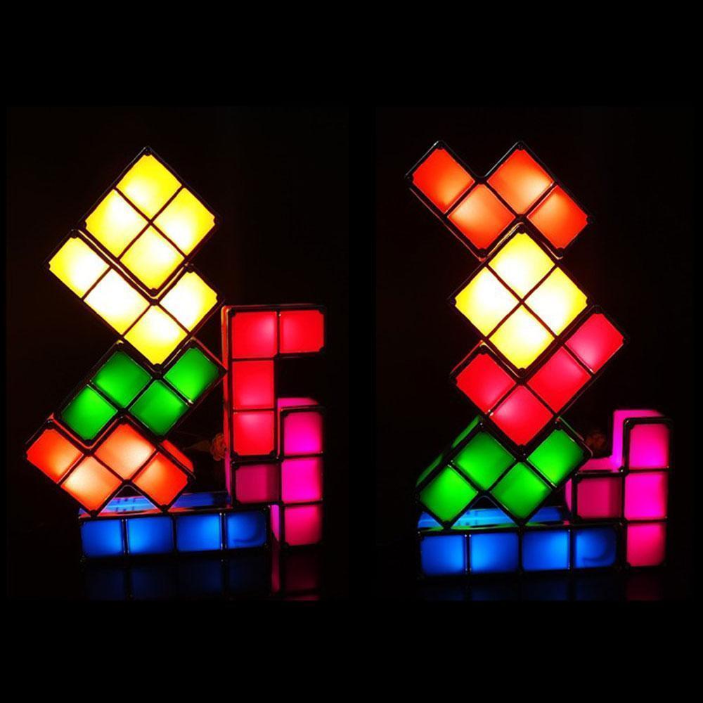 Tetris Stapelbares LED Nachtlicht | Brehn