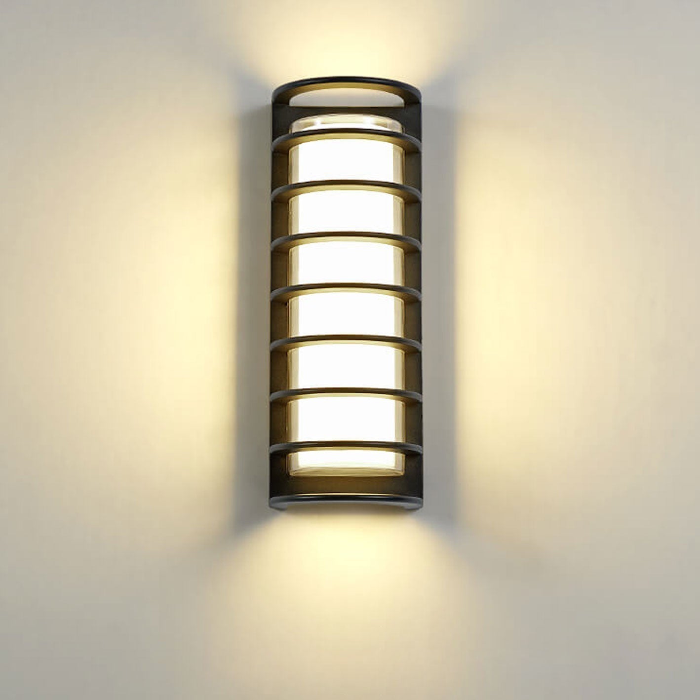Moderne Outdoor-Säule Wetterfeste LED Garten Wand Sconce Lampe | Brehn