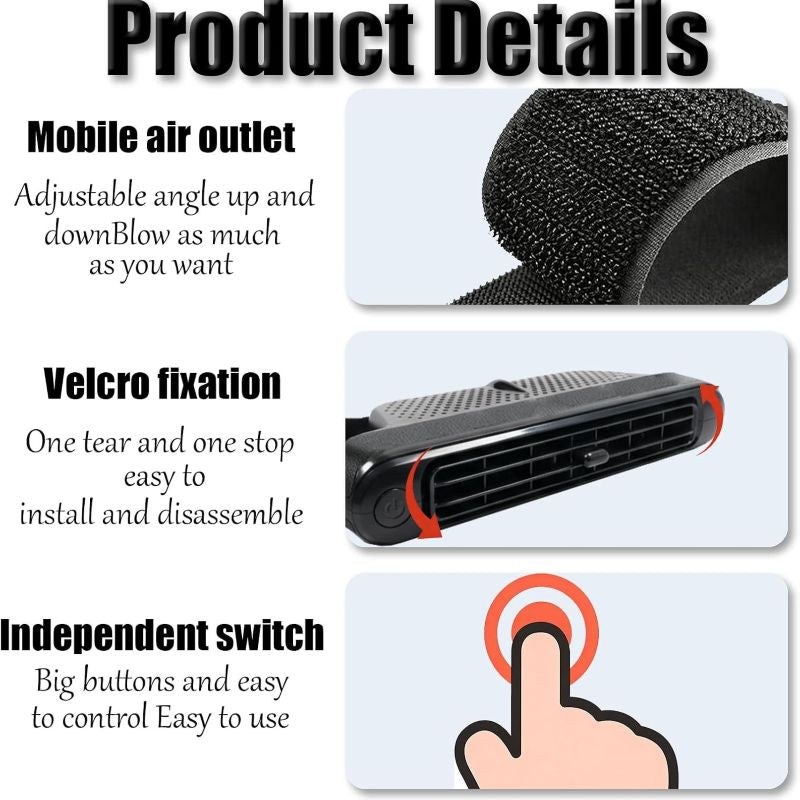 Tragbarer Autositz-Kühlventilator | Brehn