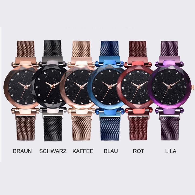 Wasserdichte Sternenhimmel Mädchen Armbanduhr | Brehn