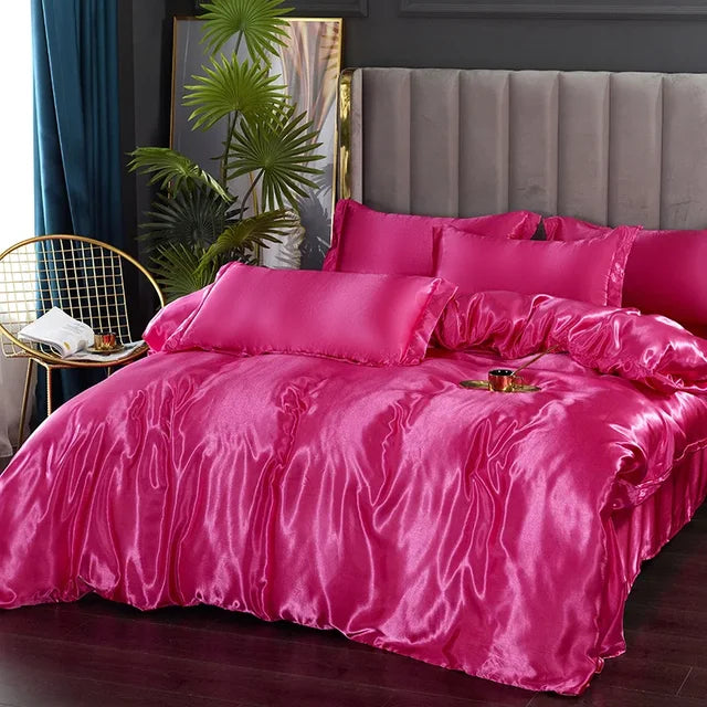 Brehn | Luxuriöses Seiden-Satin-Bettwäsche-Set - SilkElegance