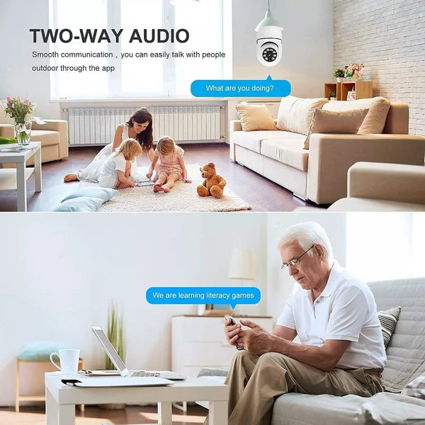 Brehn | Drahtlose Wifi Glühbirnenkamera Sicherheitskamera