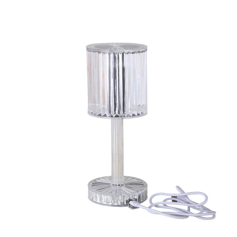 Brehn | Dimmierbare Kristall-Tischlampe mit modernem Licht - Seraphine