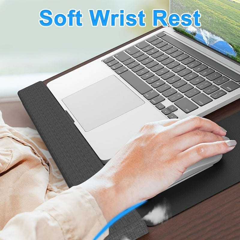 Ergonomischer Laptopständer mit Handgelenkstütze und Geräteslots | Brehn
