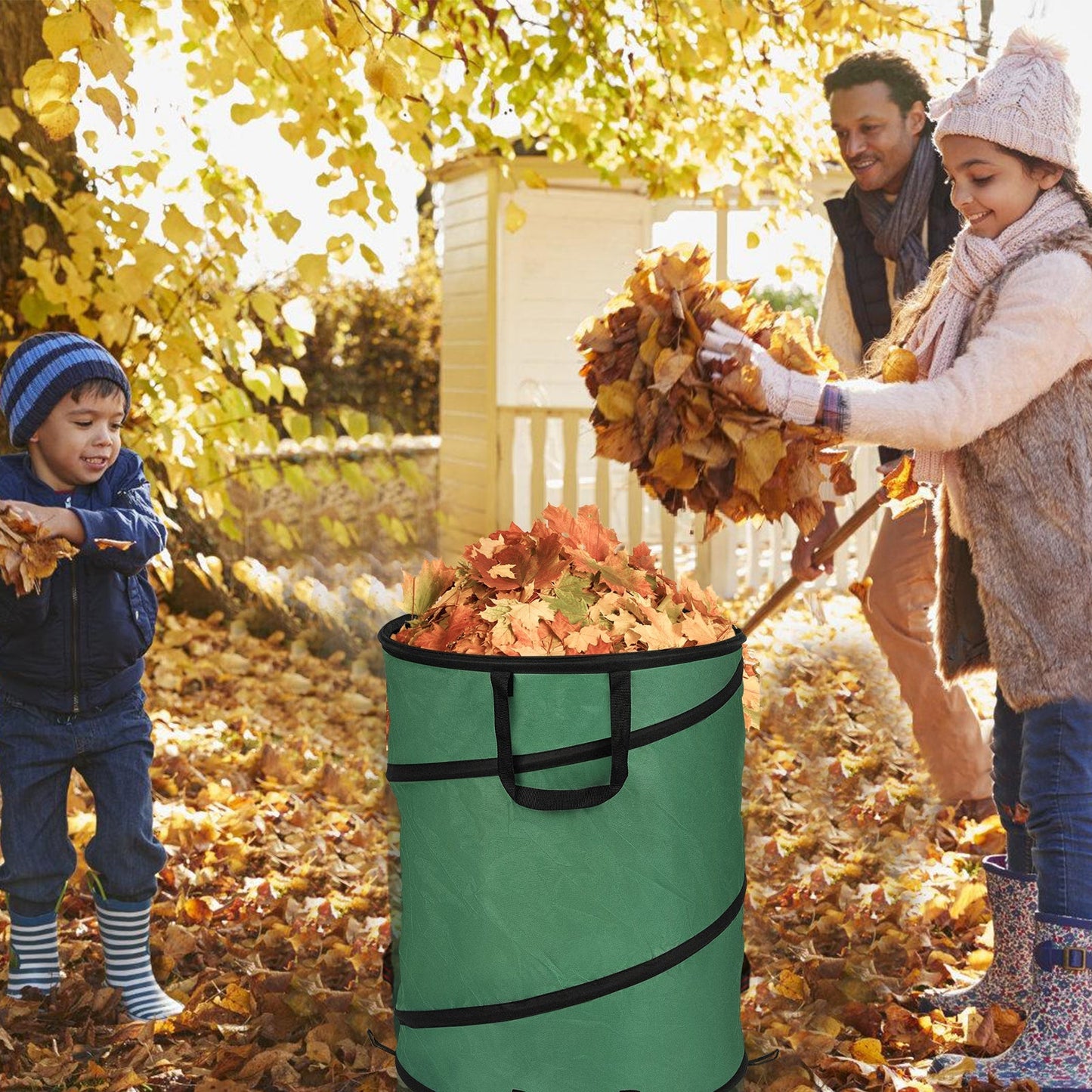 Gartensack Pop Up Gartenabfallsack 170L mit Griffen | Brehn