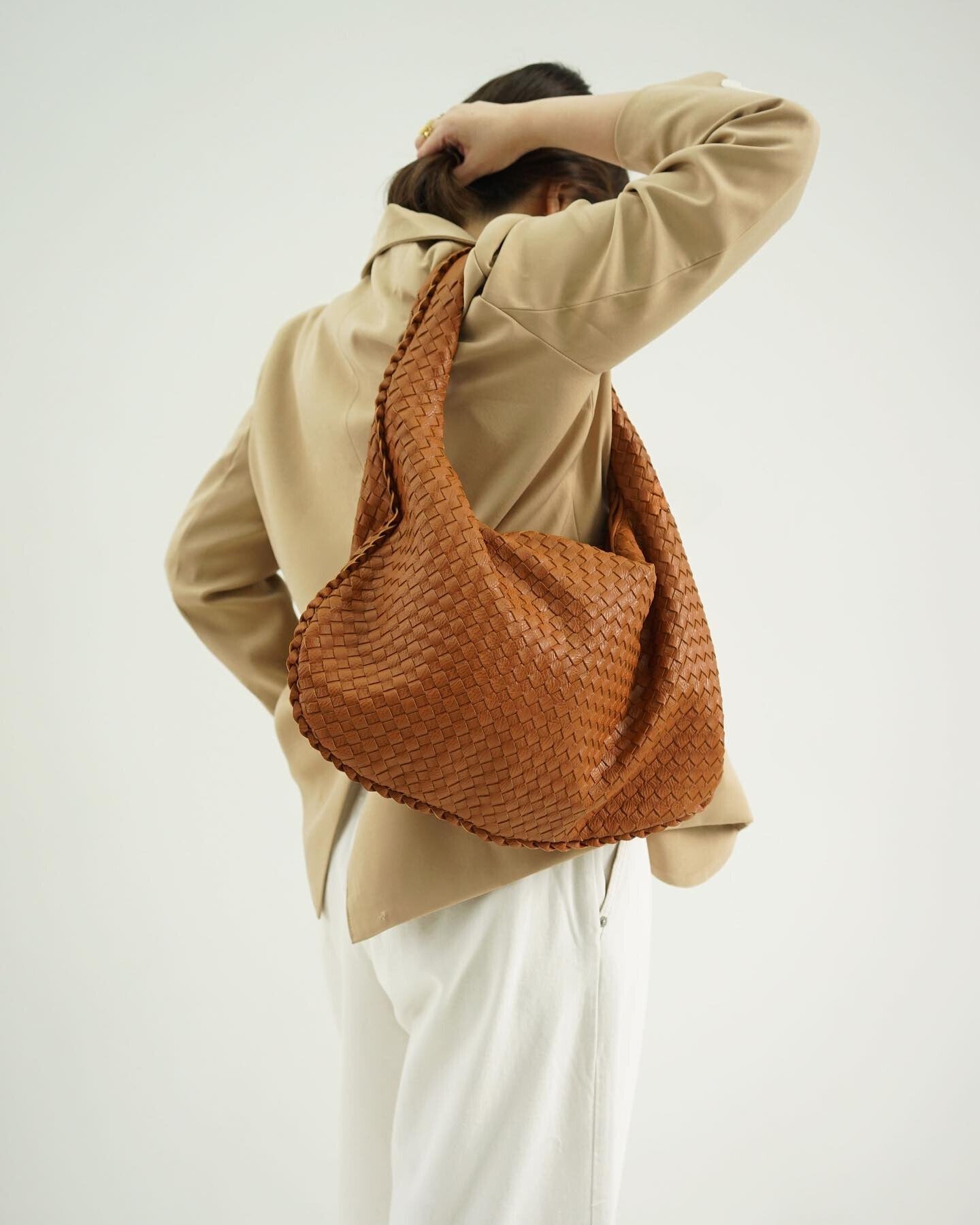 Elegante Umhängetasche aus Leder