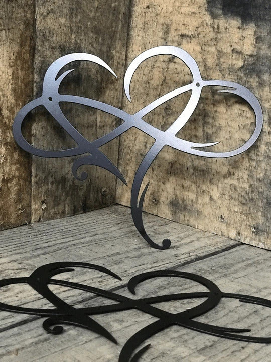 Endless Heart - Stahl Wanddekoration Metall Wandkunst