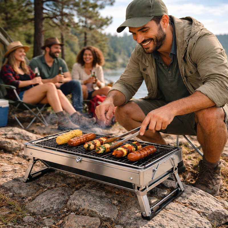 Grill pliable compact für unterwegs | Brehn