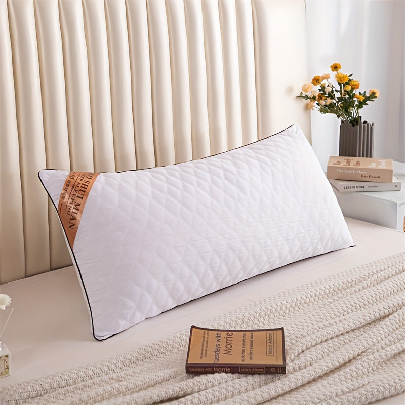LuxurySoft – Extra langes, hypoallergenes Kissen für Rücken- und Seitenschläfer, weich und atmungsaktiv, maschinenwaschbar