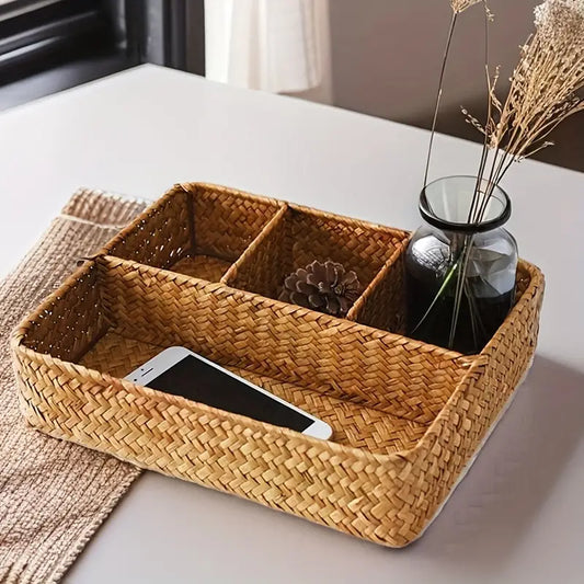 Emly Rattan Organizer Korb | Brehn