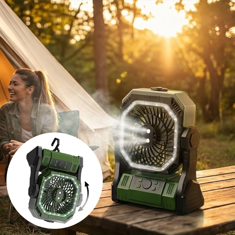 Wiederaufladbarer Outdoor Camping Ventilator Licht | Brehn
