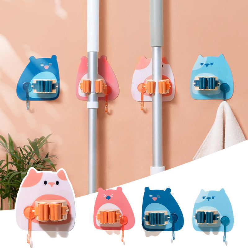 Einzelner Cartoon-Mopp-Halter | Brehn