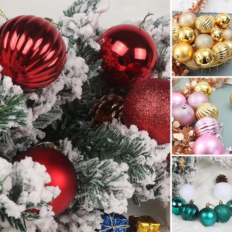 Brehn | 34pcs Weihnachtsbaumkugeln Ornamentes
