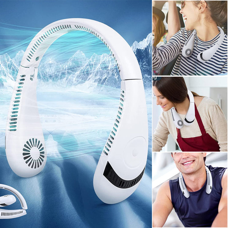 Wiederaufladbarer flügelloser tragbarer Halsventilator | Brehn