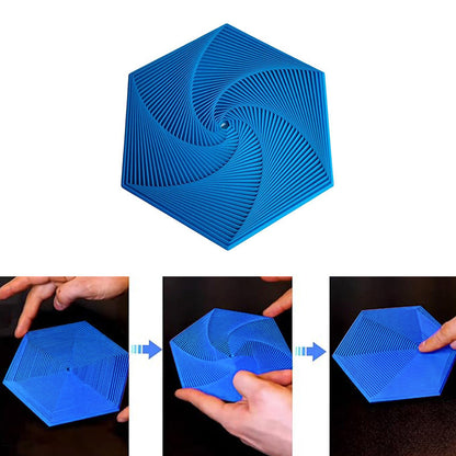 Fraktales Fidget-Hexagon