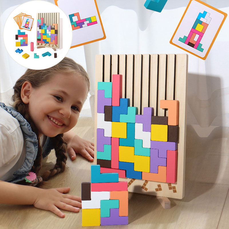 Brehn | Holz Stapel Puzzle Spielzeug