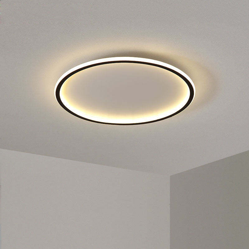 LunaNova – Moderne LED-Deckenleuchte aus Metall/Acryl für Wohn- und Schlafzimmer, ack/Weißes Design