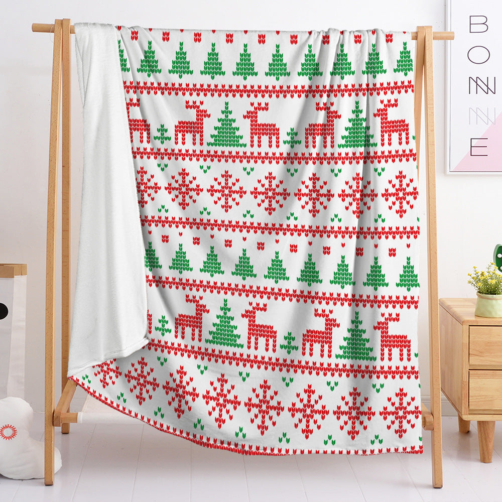 Brehn | Weihnachten 3D Digitaldruck Flanelldecke