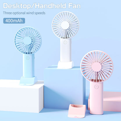 Mini tragbarer Handheld USB wiederaufladbarer Ventilator | Brehn