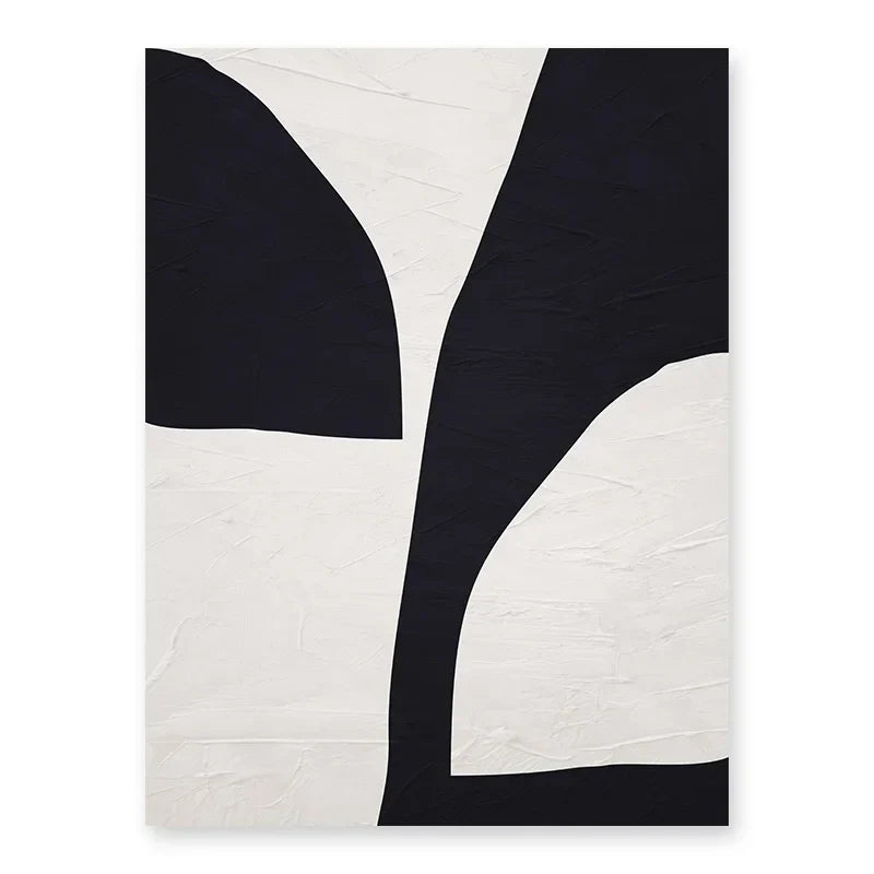 Nordic Minimalist Abstrakt Beige Schwarz Form &amp; Linie Wandkunst Fine Art Leinwanddrucke Bilder für modernes Wohnzimmer Schlafzimmer Kunstdekoration | Brehn
