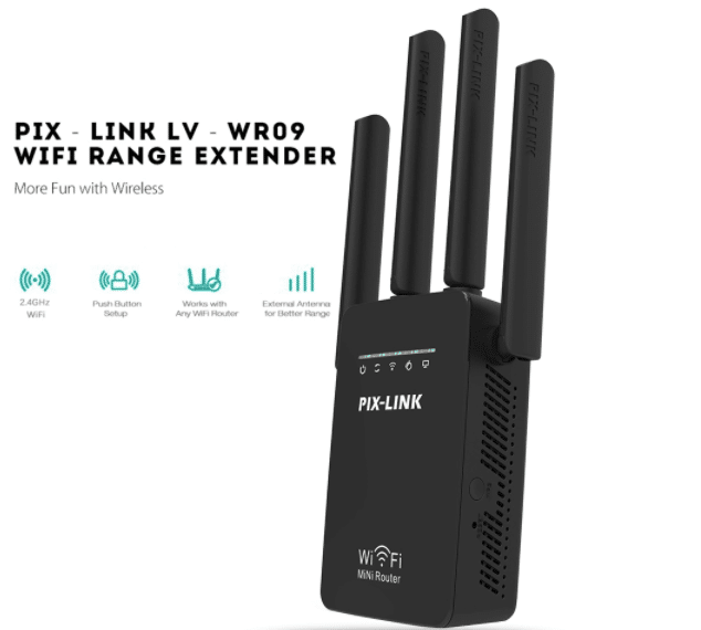 Wi-Fi Range Extender (Repeater / Extender) 300Mbps - 2,4 GHz | Brehn