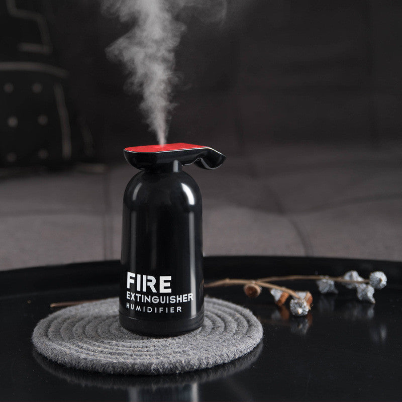 Brehn | Tragbarer USB-Luftbefeuchter, mit einzigartiger Feuerlöscherform & 200 ml klarem Wassertank, für Auto, Zuhause & Büro