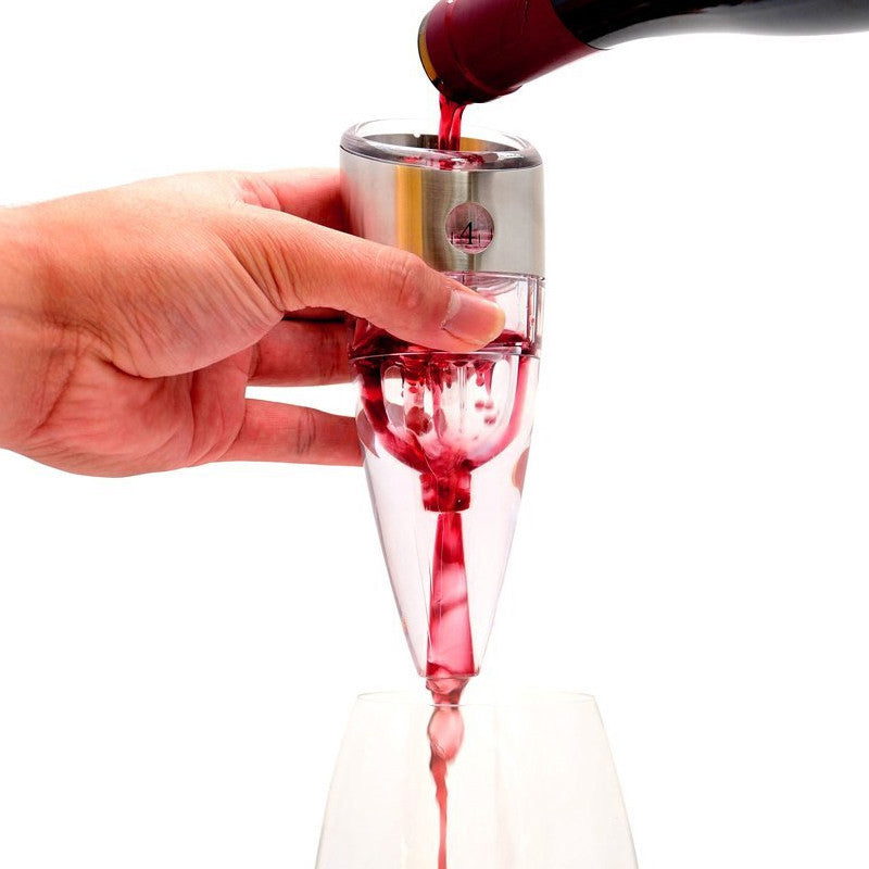 Brehn | Verstellbarer tragbarer Weinausgießer, für Zuhause, Party, Familie, Weihnachten