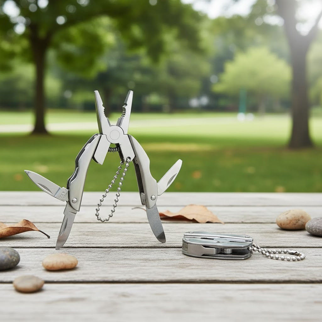 Brehn | Edelstahl Edge EDC Multi-Tool Notfall Schlüsselanhänger