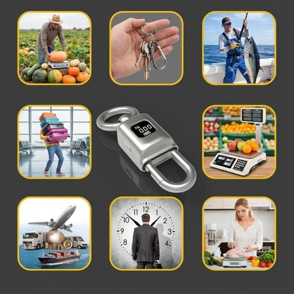 Taschenformat Schlüsselanhänger LCD Waage | Brehn