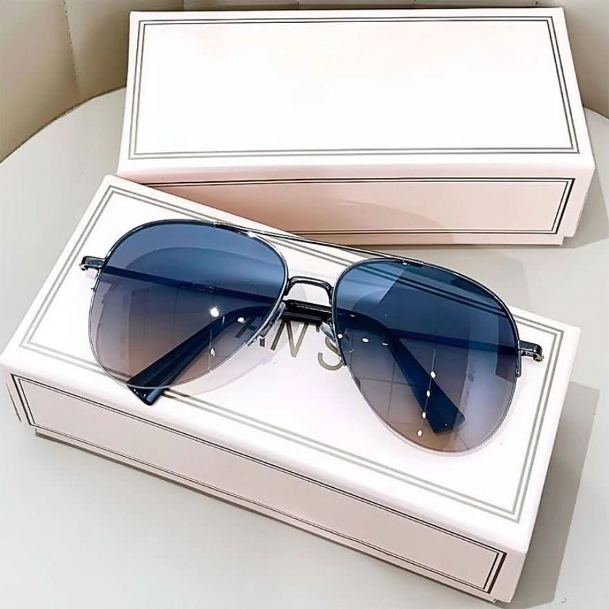 Pilotensonnenbrille für Herren mit Farbverlauf und UV400-Schutz
