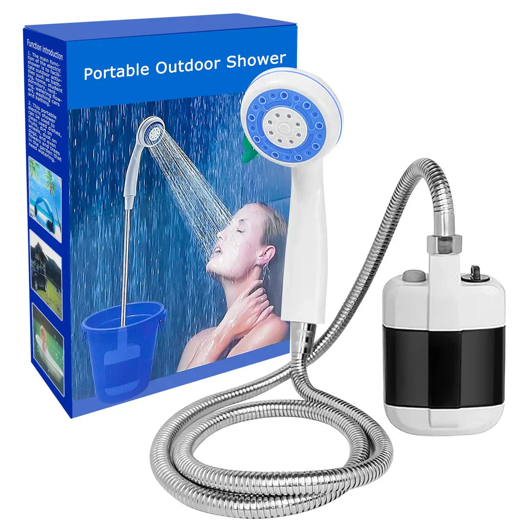 Brehn | AquaLux Luxus Tragbare Dusche | Premium-Duscherlebnis überall