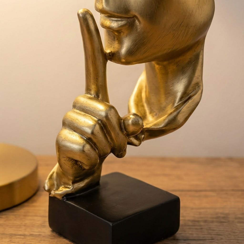 Silent Thinker Abstraktes Gesicht Wohnkultur