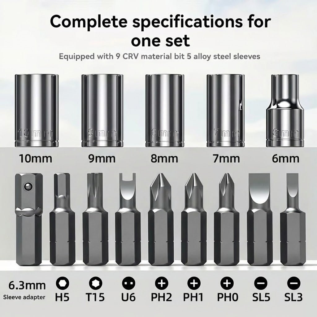 14in1 Multi-Winkel Ratschen-Schraubendreher-Set