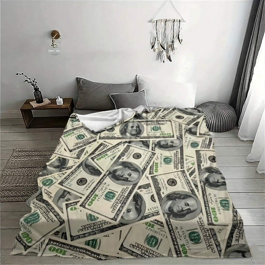 Lustiges Geld Geld Weiches Sofa Decke | Brehn