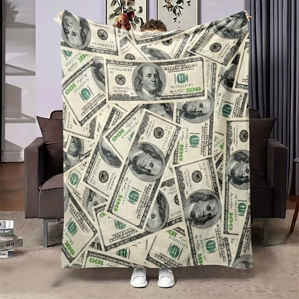 Lustiges Geld Geld Weiches Sofa Decke | Brehn