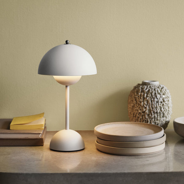 Brehn | Verstellbare Helligkeit Blumenpottlampe - Italienische wiederaufladbare Tischlampe VP3