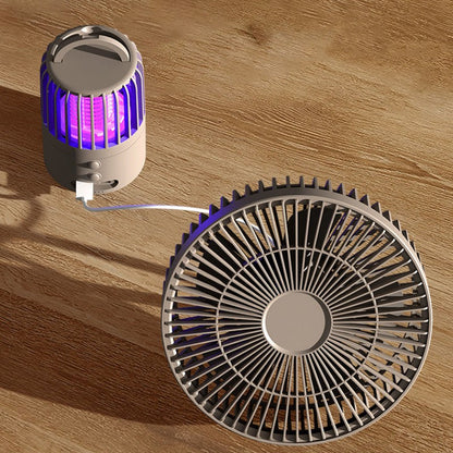 Outdoor 4-in-1 Mückenabwehr Powerbank Nachtlicht Ventilator | Brehn