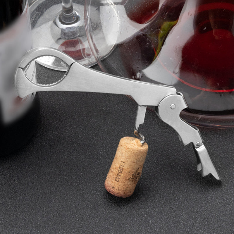 Brehn | Dicke Edelstahl Multifunktionale Weinöffner