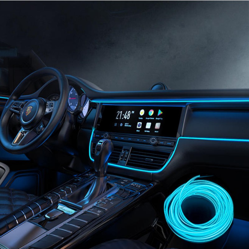 Brehn | USB Innenraum Ambientebeleuchtung Streifen für Autos