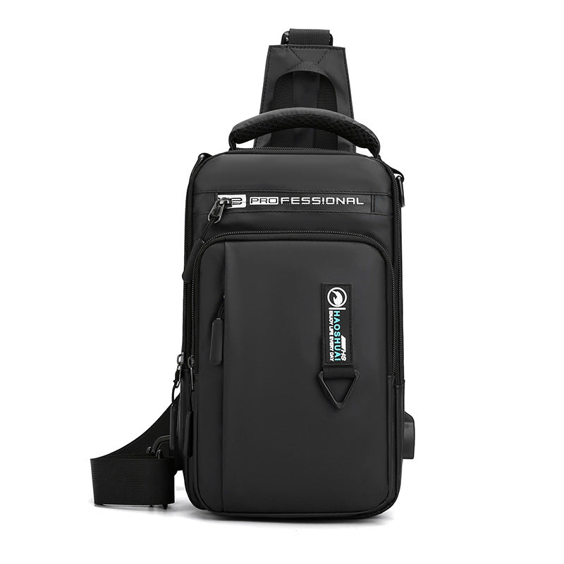 Brehn | Herren Multifunktionale Freizeit Ein-Schulter Brusttasche