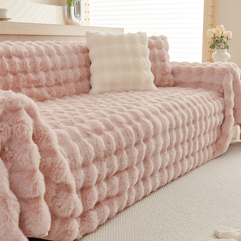 Premium Kunstfell Rutschfeste Sofa Bezüge